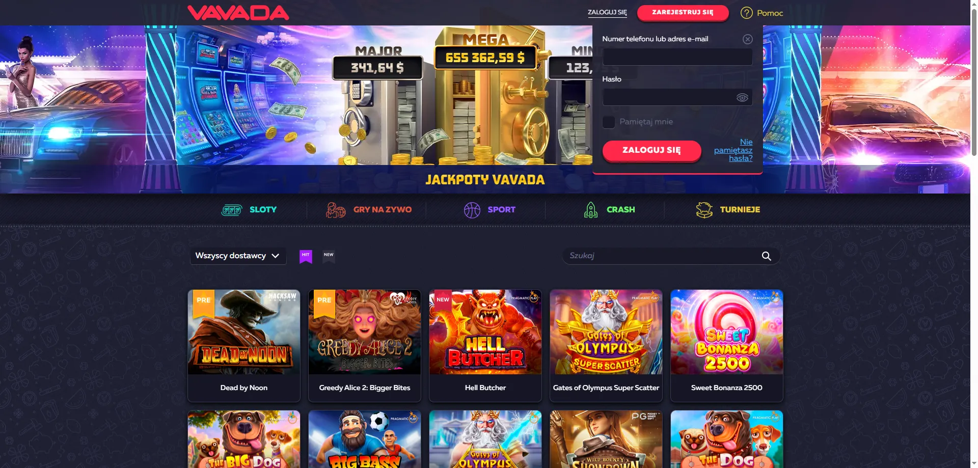 Vavada Casino logowanie i bezpieczeństwo konta gracza